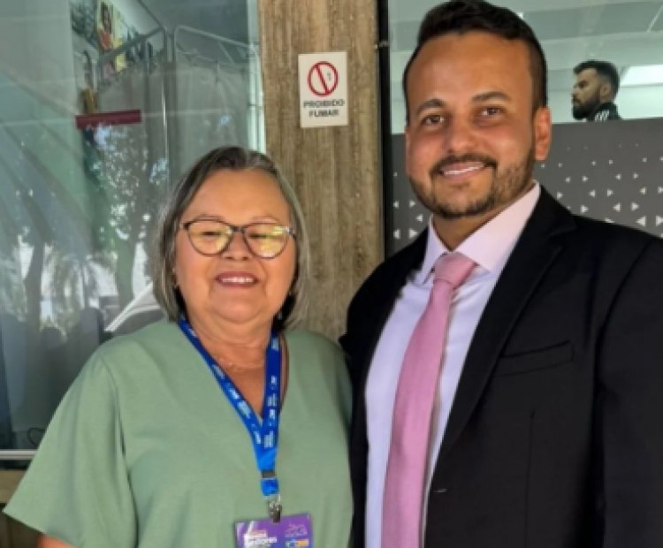 Prefeita eleita Lucinha junto com seu assessor Acácio estão na CNM, em busca de conhecimento para aprimorar sua futura gestão